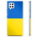 Samsung Galaxy A42 5G TPU tok ukrán zászló - sárga és világoskék