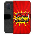 Samsung Galaxy A51 Premium pénztárca tok - Super Mom