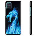 Samsung Galaxy A51 védőburkolat - Blue Fire Dragon