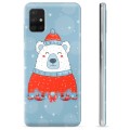 Samsung Galaxy A51 TPU tok - karácsonyi medve