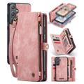 Samsung Galaxy A55 Caseme 008 2-in-1 Multifunctional Wallet Case - Pink