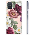 Samsung Galaxy A71 TPU tok – romantikus virágok