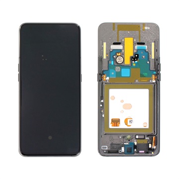 Samsung Galaxy A80 előlap és LCD kijelző GH82-20348A - fekete