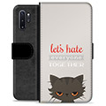 Samsung Galaxy Note10+ prémium pénztárca tok - Angry Cat