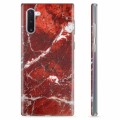 Samsung Galaxy Note10 TPU tok - vörös márvány