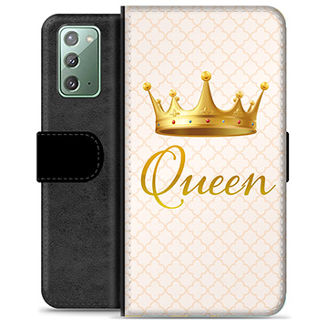 Samsung Galaxy Note20 Premium pénztárca tok - Queen