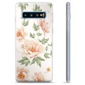 Samsung Galaxy S10+ TPU tok – virágos