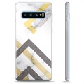 Samsung Galaxy S10+ TPU tok - absztrakt márvány