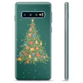 Samsung Galaxy S10+ TPU tok - karácsonyfa