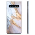 Samsung Galaxy S10+ TPU tok - elegáns márvány