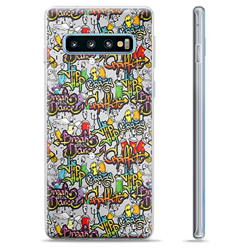 Samsung Galaxy S10+ TPU tok - Graffiti