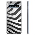 Samsung Galaxy S10+ TPU tok - Zebra