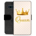 Samsung Galaxy S10 prémium pénztárca tok - Queen