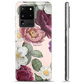Samsung Galaxy S20 Ultra TPU tok – romantikus virágok