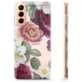 Samsung Galaxy S21+ 5G TPU tok – romantikus virágok