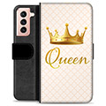 Samsung Galaxy S21 5G Premium Wallet tok - Queen