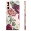 Samsung Galaxy S21 5G TPU tok – romantikus virágok