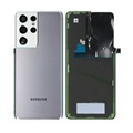 Samsung Galaxy S21 Ultra 5G hátlap GH82-24499B - Ezüst