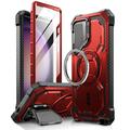 Samsung Galaxy S24 Ultra Supcase i-Blason Armorbox Mag Hibrid Tok - Piros fekete