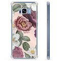 Samsung Galaxy S8 hibrid tok – romantikus virágok