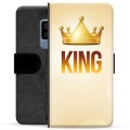 Samsung Galaxy S9+ Premium pénztárca tok - King