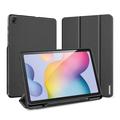 Samsung Galaxy Tab S6 Lite/S6 Lite (2022) Dux Ducis Domo Tri-Fold Smart Folio Tok - Fekete