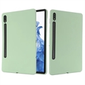 Samsung Galaxy Tab S8/S7 folyékony szilikon tok (Nyitott doboz - Kiváló) - zöld