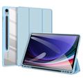 Samsung Galaxy Tab S9 FE Dux Ducis Toby Tri-Fold Intelligens Fóliás Tok - Babakék