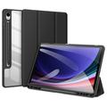 Samsung Galaxy Tab S9 FE Dux Ducis Toby Tri-Fold Intelligens Fóliás Tok - Fekete
