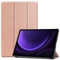Samsung Galaxy Tab S9 FE Tri-fold sorozatú Smart Folio tok - Rózsa arany
