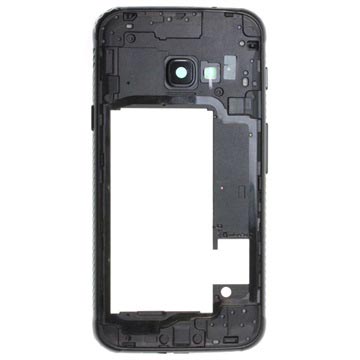 Samsung Galaxy Xcover 4 középső ház GH98-41218A - fekete