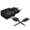 Samsung Fast USB-C utazási töltő EP-TA200EBE / EP-TA20EB - (Nyitott doboz kielégítő) - Fekete