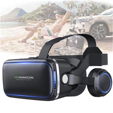 Shinecon 6 Generation G04E 3D VR virtuális valóság szemüveg fülhallgatóval