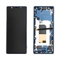 Sony Xperia 5 előlap és LCD kijelző 1319-9384 - kék