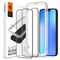 Spigen Glas.tR AlignMaster FC iPhone 13/13 Pro/14 Edzett Üveg - Fekete