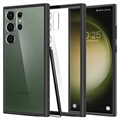 Spigen Ultra hibrid Samsung Galaxy S23 Ultra 5G tok - Fekete