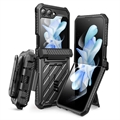 Samsung Galaxy Z Flip5 Supcase Unicorn Beetle Pro hibrid tok - Fekete
