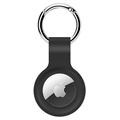 Tactical Beam Apple AirTag Szilikon tok kulcstartóval - Fekete