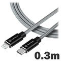 Taktikai gyors kötéltöltő kábel - USB-C/Lightning