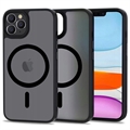 iPhone 11 Pro Tech-Protect Magmat tok - MagSafe kompatibilis - Átlátszó fekete