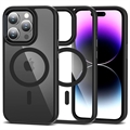 iPhone 15 Pro Tech-Protect Magmat tok - MagSafe kompatibilis - Átlátszó fekete