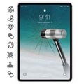iPad Pro 12.9 2018/2020 edzett üveg képernyővédő fólia - 9H, 0,3 mm - átlátszó