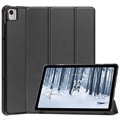 Tri-Fold Sorozat Nokia T21 Smart Folio Tok - Fekete
