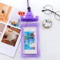 Triple Seal Universal Smartphone Waterproof Case - 7.2" - Purple