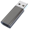 USB-A / USB-C konverter / OTG adapter XQ-ZH0011 - USB 3.0 - fekete