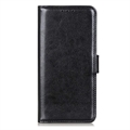 Samsung Galaxy A14 pénztárca tok mágneses zárással – fekete