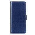 Samsung Galaxy A14 pénztárca tok mágneses zárással – Kék