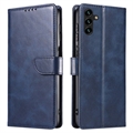 Samsung Galaxy A04s/A13 5G Pénztárca Tok Állvánnyal - Kék