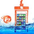 Whistle Design Universal Waterproof Case IPX8 - 6.5" - Orange