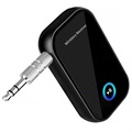 Vezeték nélküli audio vevő BT15 - Bluetooth 5.0, 3,5 mm - Fekete